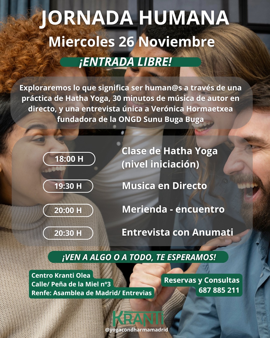 jornada humana 26 noviembre